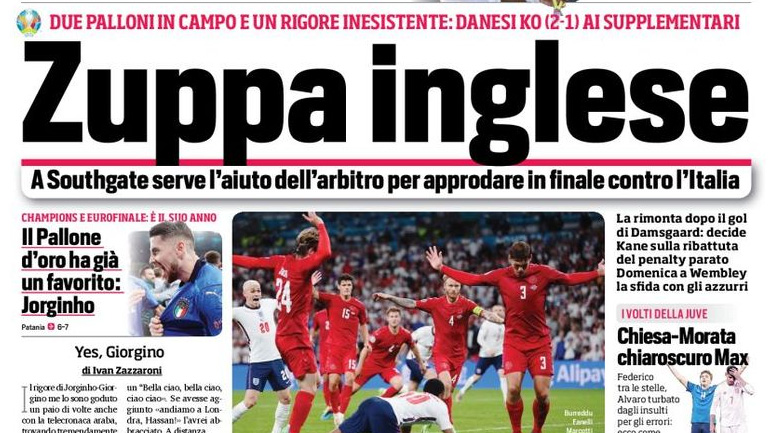 Ιταλικά ΜΜΕ: «Αγγλική σούπα, πάρτε της το στέμμα!»