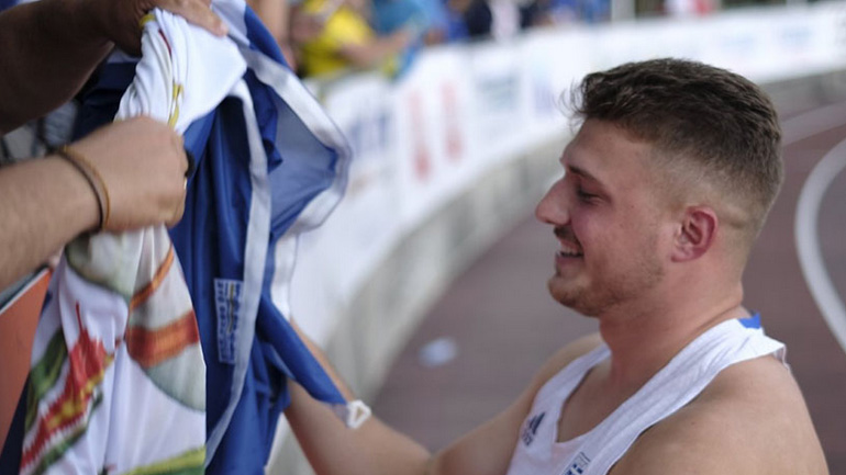 Ευρωπαϊκό Πρωτάθλημα στίβου Κ23: Ασημένιο μετάλλιο για τον Φραντζεσκάκη στη σφυροβολία