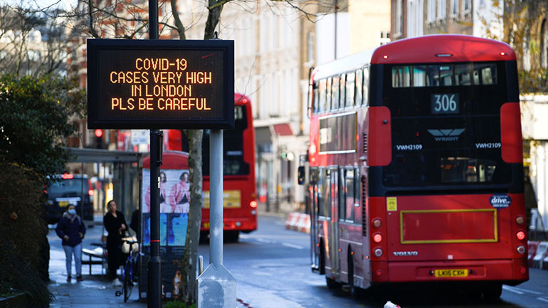 Βρετανία: 54.268 νέα κρούσματα του παραλλαγμένου στελέχους Δέλτα την εβδομάδα ως 7 Ιουλίου