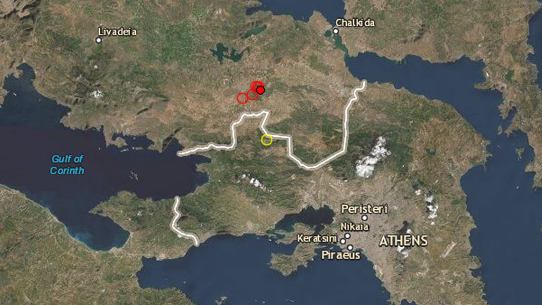 Σεισμός 3,4 Ρίχτερ στη Θήβα