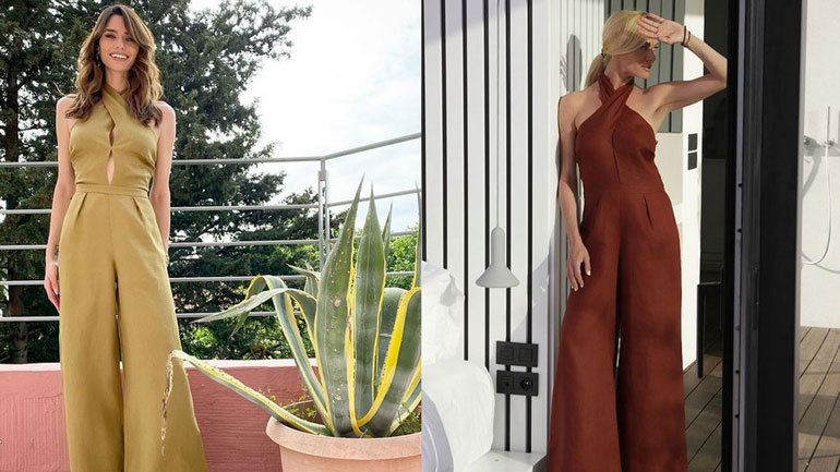 Η λινή ολόσωμη φόρμα που λατρεύουν οι Ελληνίδες celebrities