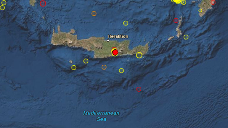 Σεισμός 3,1 Ρίχτερ στην Κρήτη