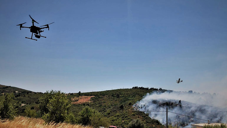 Υπό έλεγχο η πυρκαγιά στα Στύρα Ευβοίας