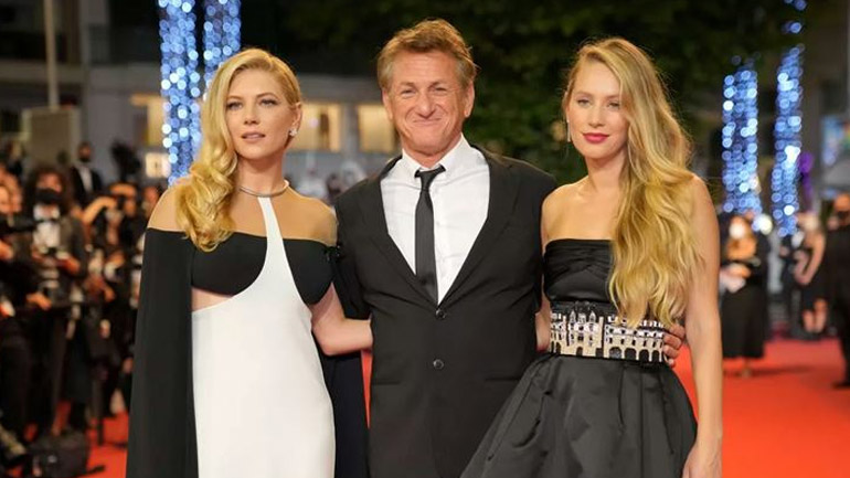 Η σπάνια εμφάνιση του Sean Penn στις Κάννες με την κόρη του