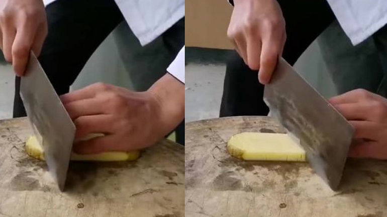 Πατάτες τηγανητές με εντυπωσιακό σχήμα 