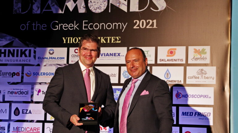 DEMO ΑΒΕΕ: Για άλλη μια χρονιά βραβεύτηκε στα «Diamonds of the Greek Economy 2021»