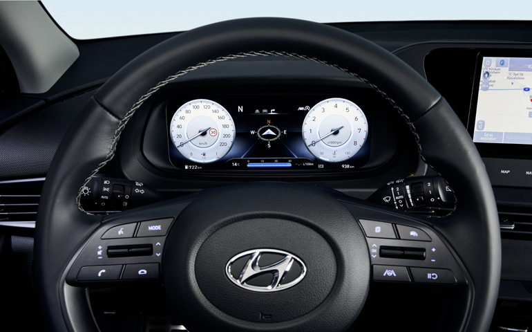 Ψηφιακός πίνακας οργάνων που παραμετροποιείται.