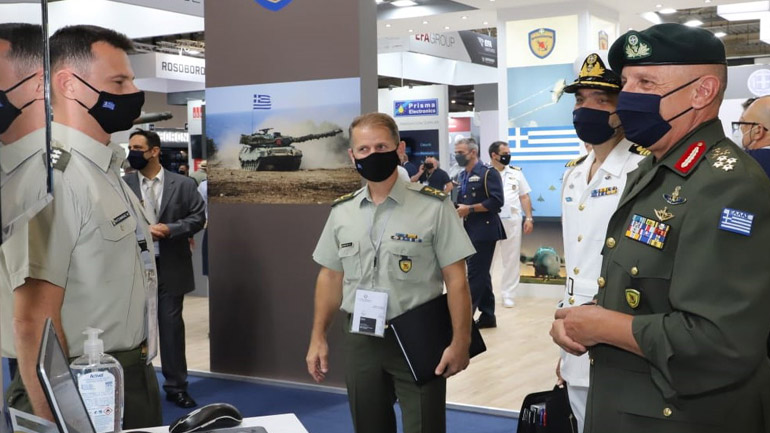 Σειρά συναντήσεων αρχηγού ΓΕΕΘΑ στα εγκαίνια της έκθεσης DEFEA 2021 Σειρά συναντήσεων αρχηγού ΓΕΕΘΑ στα εγκαίνια της έκθεσης DEFEA 2021