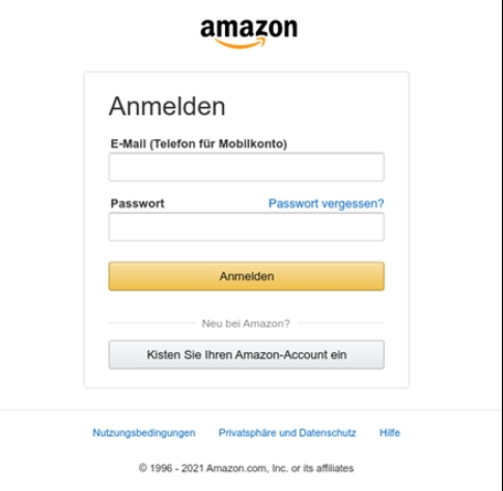 Σελίδα δόλιας σύνδεσης