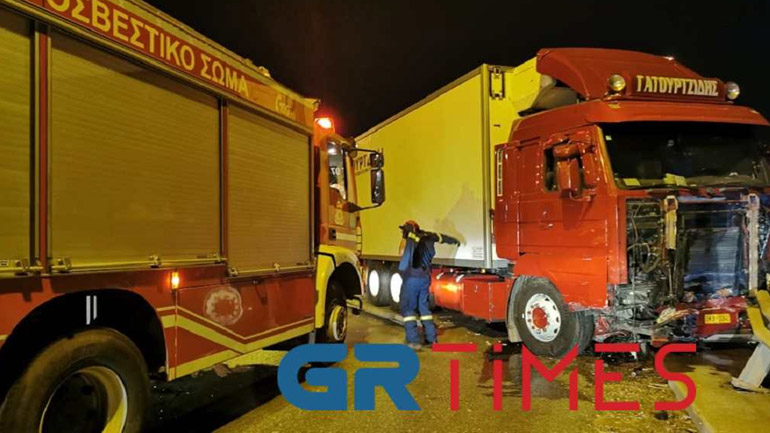 Ένας τραυματίας από εκτροπή φορτηγού στη Θεσσαλονίκη