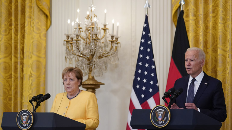Μπάιντεν και Μέρκελ δεσμεύονται για ένα κοινό μέτωπο ενάντια σε Ρωσία και Κίνα