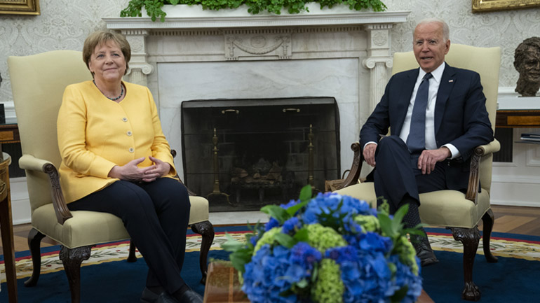 Συνάντηση Μπάιντεν – Μέρκελ στον Λευκό Οίκο