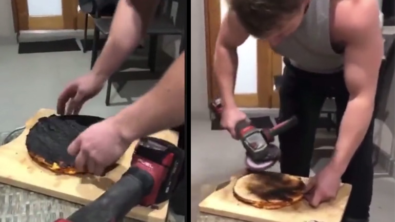 Πώς θα καθαρίσετε μια καμένη πίτσα