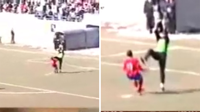 Η κλωτσιά του τερματοφύλακα καρατέκα