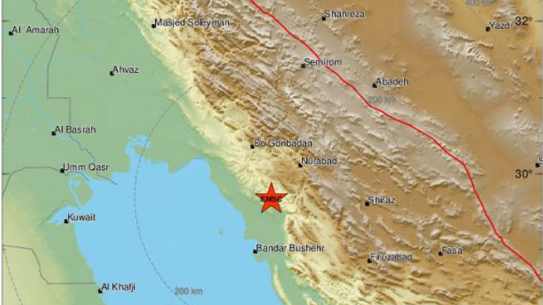 Σεισμός 5,4 Ρίχτερ στο Ιράν
