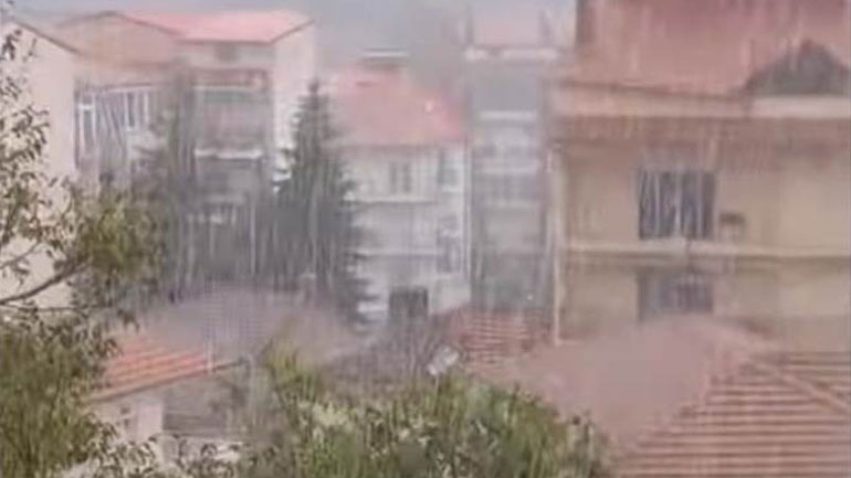 Χαλάζι στη Φλώρινα