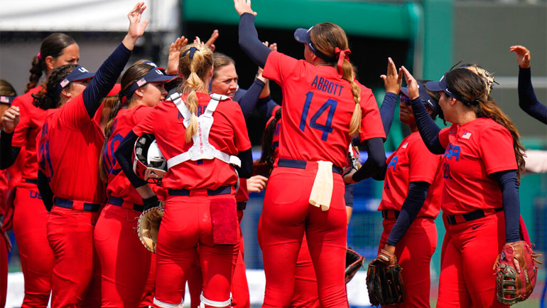 Σόφτμπολ (εναρκτήριος γύρος): Ιταλία-ΗΠΑ: 0-2