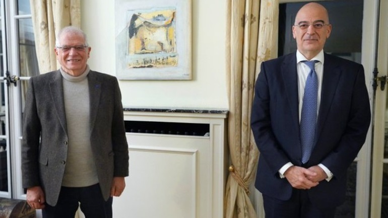 Το Κυπριακό στο επίκεντρο της συνομιλίας Δένδια-Μπορέλ