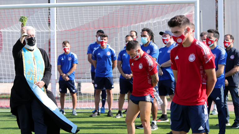 Ολυμπιακός: Πραγματοποιήθηκε ο καθιερωμένος αγιασμός στου Ρέντη