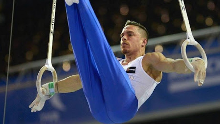 Ενόργανη γυμναστική: Εντυπωσιακός στον προκριματικό των κρίκων ο Πετρούνιας