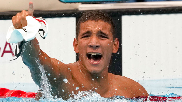 Κολύμβηση: Ο Τυνήσιος Χαφναουί έκανε τη μεγάλη έκπληξη στα 400μ. ελεύθερο