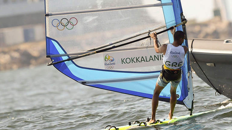 Μέτρια εμφάνιση από τον Κοκκαλάνη στην 2η ιστιοδρομία του RS:X
