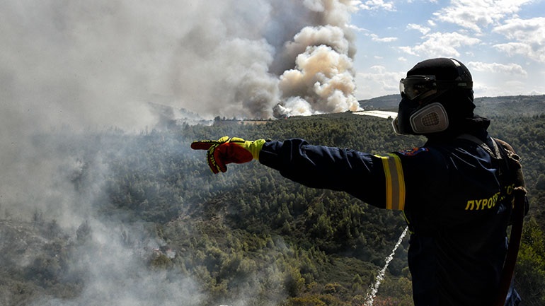 Πυρκαγιά σε αγροτοδασική περιοχή στο Κιλκίς