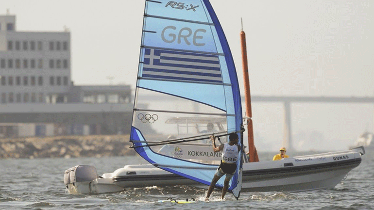 Ιστιοπλοΐα: Ο Κοκκαλάνης στη 13η θέση της γενικής κατάταξης στα RS:X