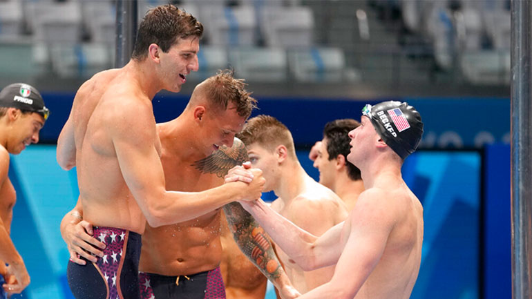 Κολύμβηση: Οι ΗΠΑ το χρυσό στα 4Χ100μ. ελεύθερο ανδρών