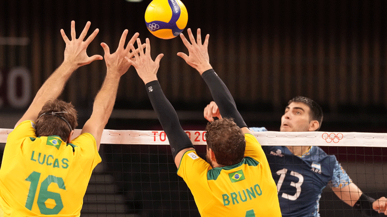 Βόλεϊ: «Ίδρωσε» απέναντι στην Αργεντινή, 3-2 η Βραζιλία