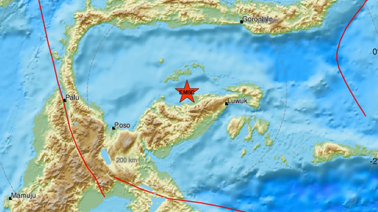 Ισχυρός σεισμός στην Ινδονησία
