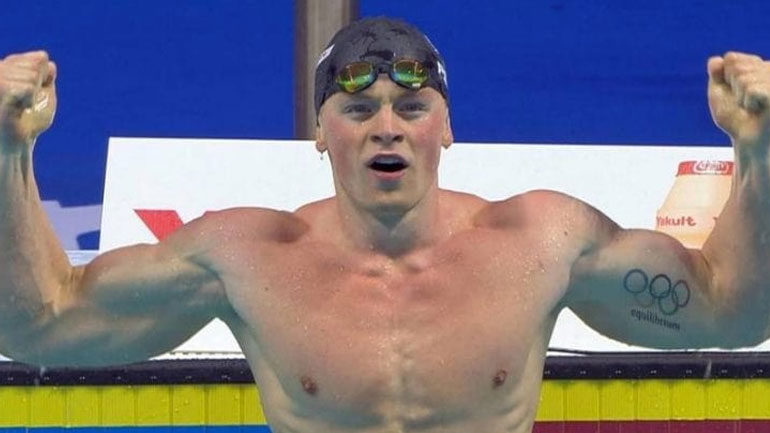 Κολύμβηση: Ανίκητος και ξανά χρυσός Ολυμπιονίκης ο Βρετανός Άνταμ Πίτι στα 100μ. πρόσθιο