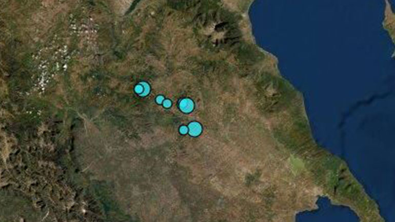 Σεισμός 3,4 Ρίχτερ στη Λάρισα