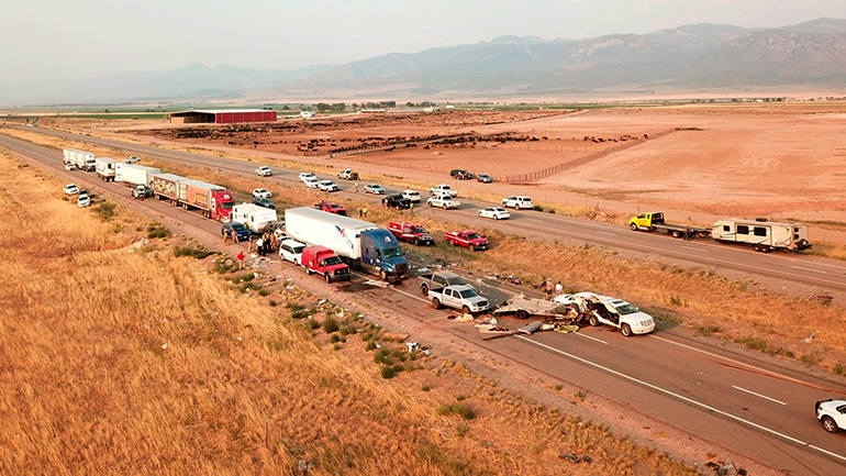 ΗΠΑ: Οκτώ νεκροί σε καραμπόλα 22 οχημάτων, την οποία προκάλεσε αμμοθύελλα