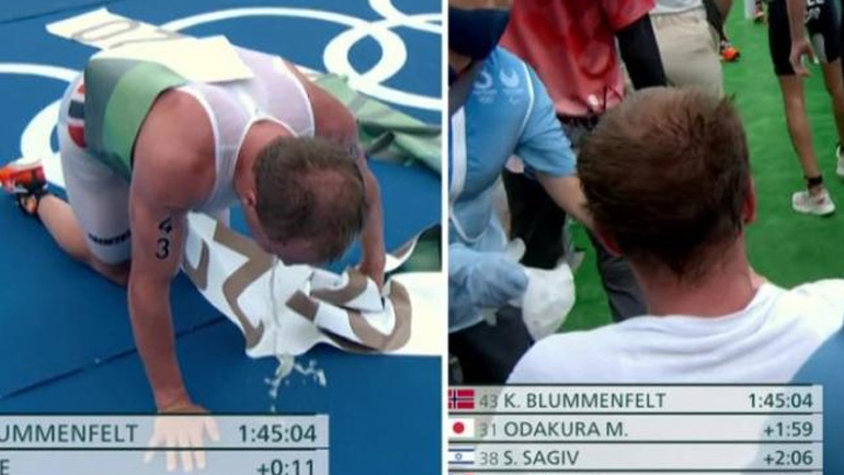 Τρίαθλο: Ο Μπλούμενφελτ έκανε εμετό μετά την κατάκτηση του χρυσού μεταλλίου!