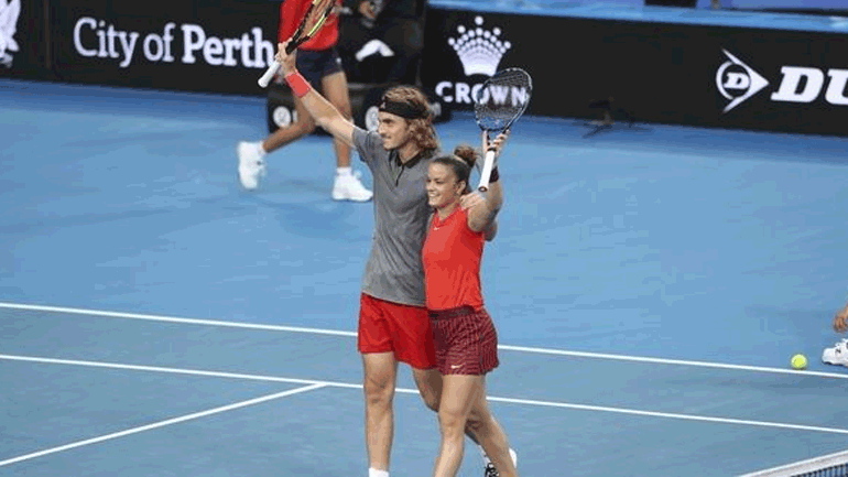 Τένις: Νούμερο 2 στο ταμπλό του μεικτού διπλού οι Σάκκαρη/Τσιτσιπάς