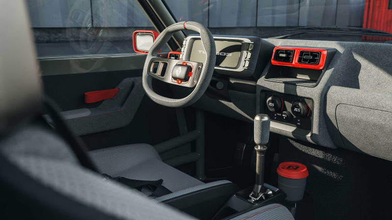 Απίθανο εσωτερικό με προσεγμένα υλικά και μίνιμαλ αισθητική.