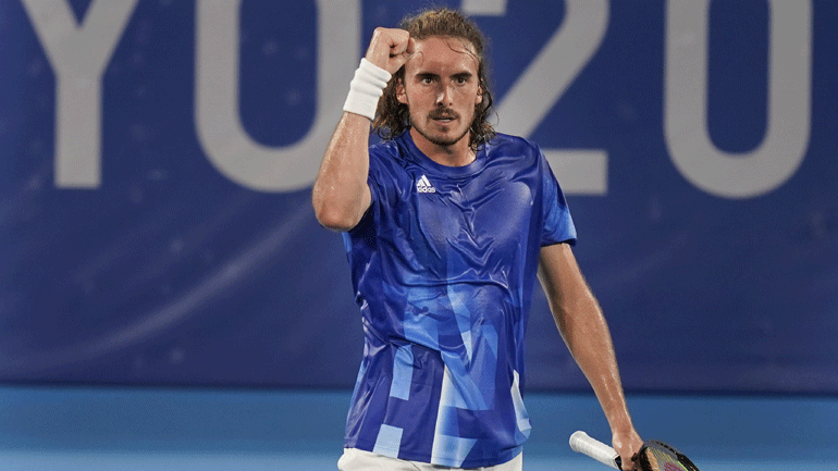 Ο Στέφανος Τσιτσιπάς στο μονό ανδρών και στο μεικτό διπλό με τη Μαρία Σάκκαρη στην ΕΡΤ1