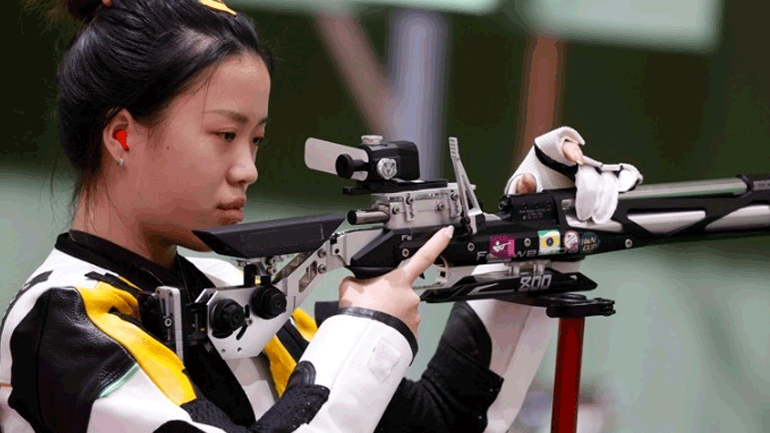 Σκοποβολή (10μ. αεροβόλο τουφέκι μεικτού ομαδικού): Στην Κίνα το χρυσό μετάλλιο