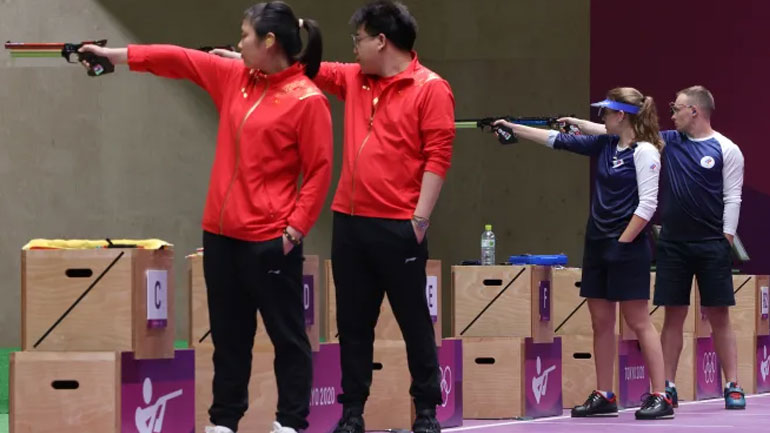 Σκοποβολή: Στην Κίνα το χρυσό μετάλλιο στα 10μ. με αεροβόλο πιστόλι