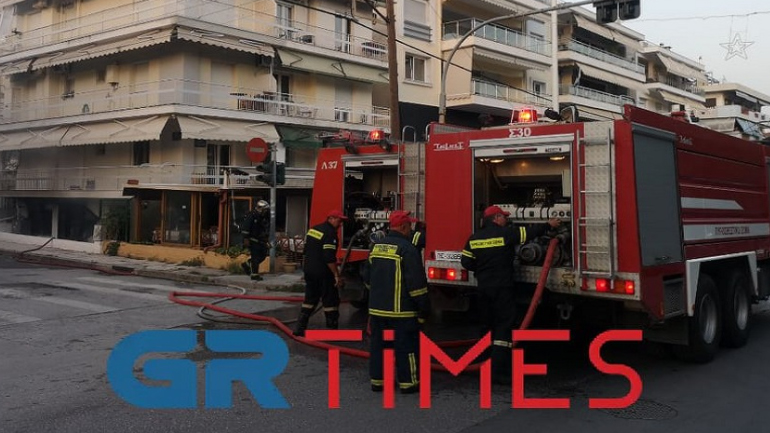 Θεσσαλονίκη: Φωτιά σε ταβέρνα στη Νέα Κρήνη
