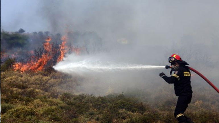 Πυρκαγιά σε δασική έκταση στο Κορωπί Πυρκαγιά σε δασική έκταση στο Κορωπί