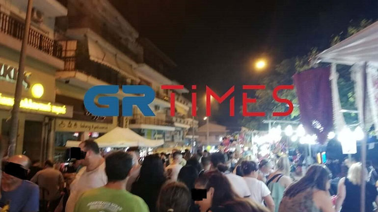 Θεσσαλονίκη: Τα μέτρα πήγαν περίπατο λόγω…πανηγυριού Θεσσαλονίκη: Τα μέτρα πήγαν περίπατο λόγω…πανηγυριού