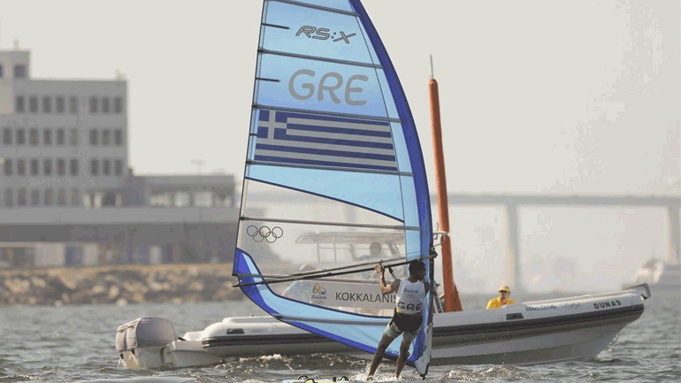 Ιστιοπλοΐα: Παραμένει στη 13η θέση της γενικής κατάταξης στα RS:X ο Κοκκαλάνης