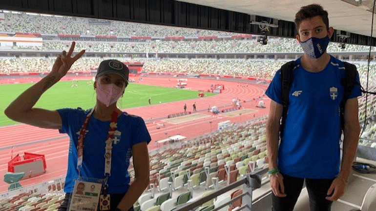 Στο Ολυμπιακό Στάδιο του Τόκιο Παπαχρήστου και Τεντόγλου