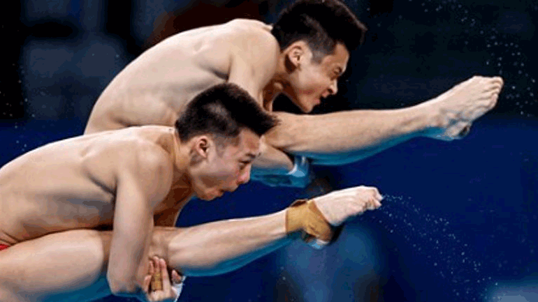 Καταδύσεις (συγχρονισμένες 3μ. ανδρών): «Χρυσοί» οι Κάο και Τσεν