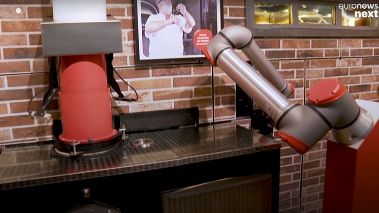 Aυτοματοποιημένη πιτσαρία στο Παρίσι