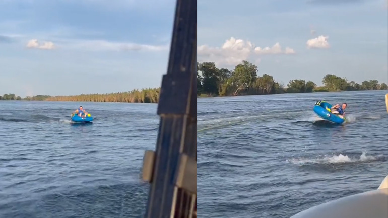 Έκπληξη σε βόλτα με tube