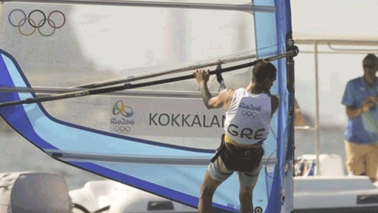 Ιστιοπλοΐα: Ο Κοκκαλάνης κατετάγη 11ος στη γενική κατάταξη στα RS:X