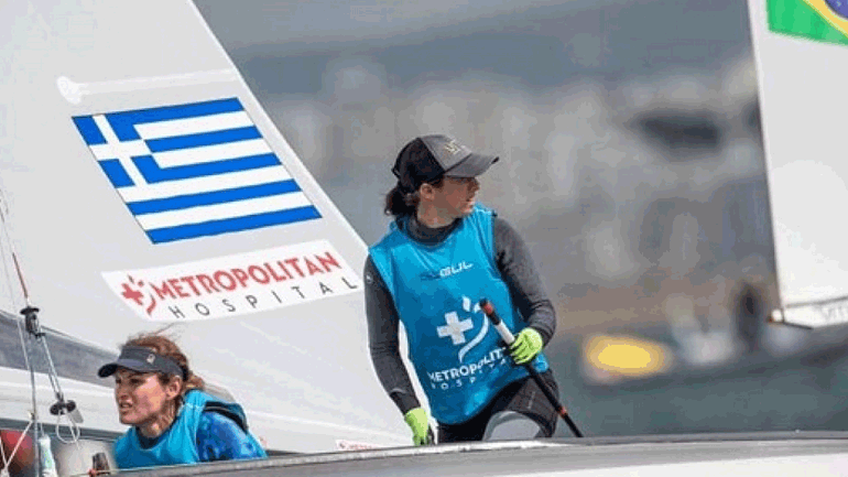 Ιστιοπλοΐα (470 γυναικών): Στη 17η θέση της γενικής κατάταξης οι Τσουλφά και Σπανάκη